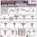 Luke Skywalker X-Wing Fighter hires scan of Instructions